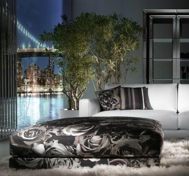 ПУФ ROBERTO CAVALLI MANHATTAN