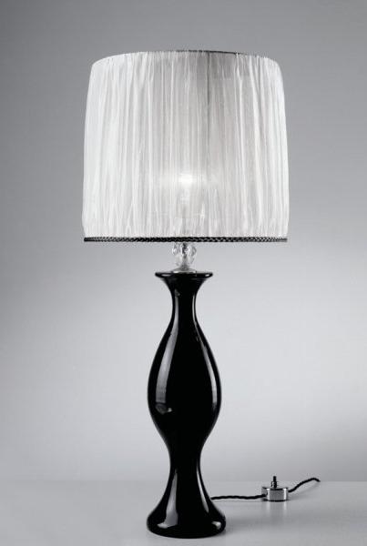 ЛАМПА НАСТОЛЬНАЯ BEBY ITALY BLACK TUBE 5064L01