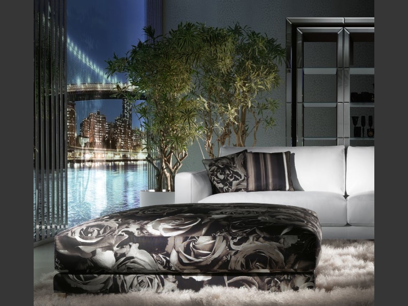 ПУФ ROBERTO CAVALLI MANHATTAN