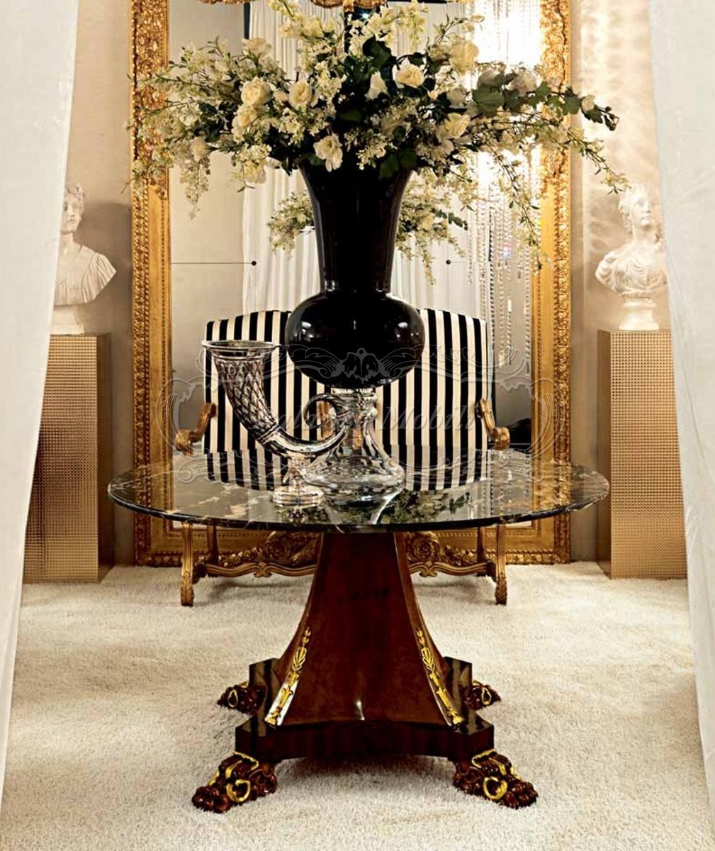 Стол журнальный ZANABONI W 005/ROUND TABLE MARBLE TOP