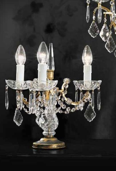 ЛАМПА НАСТОЛЬНАЯ BEBY ITALY OLD STYLE 3285/3L