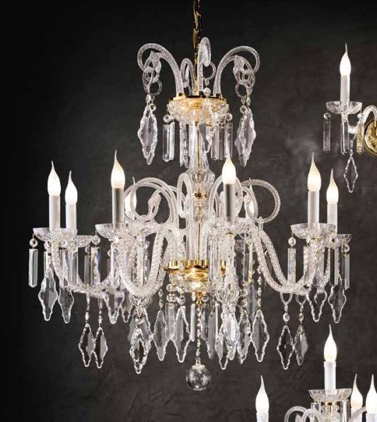 ЛЮСТРА BEBY ITALY CRYSTAL 360/8